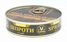Шпроты "VALMIS" PREMIUM в масле, 160 г, (4751005703361)