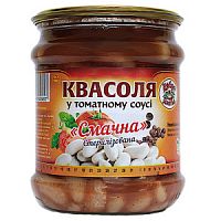 Квасоля "Добра Хата" у томатному соусі 470 г (4820096940457)