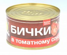 Бычки "Баренц Си" в томатном соусе, 240 г, (4820061980419)